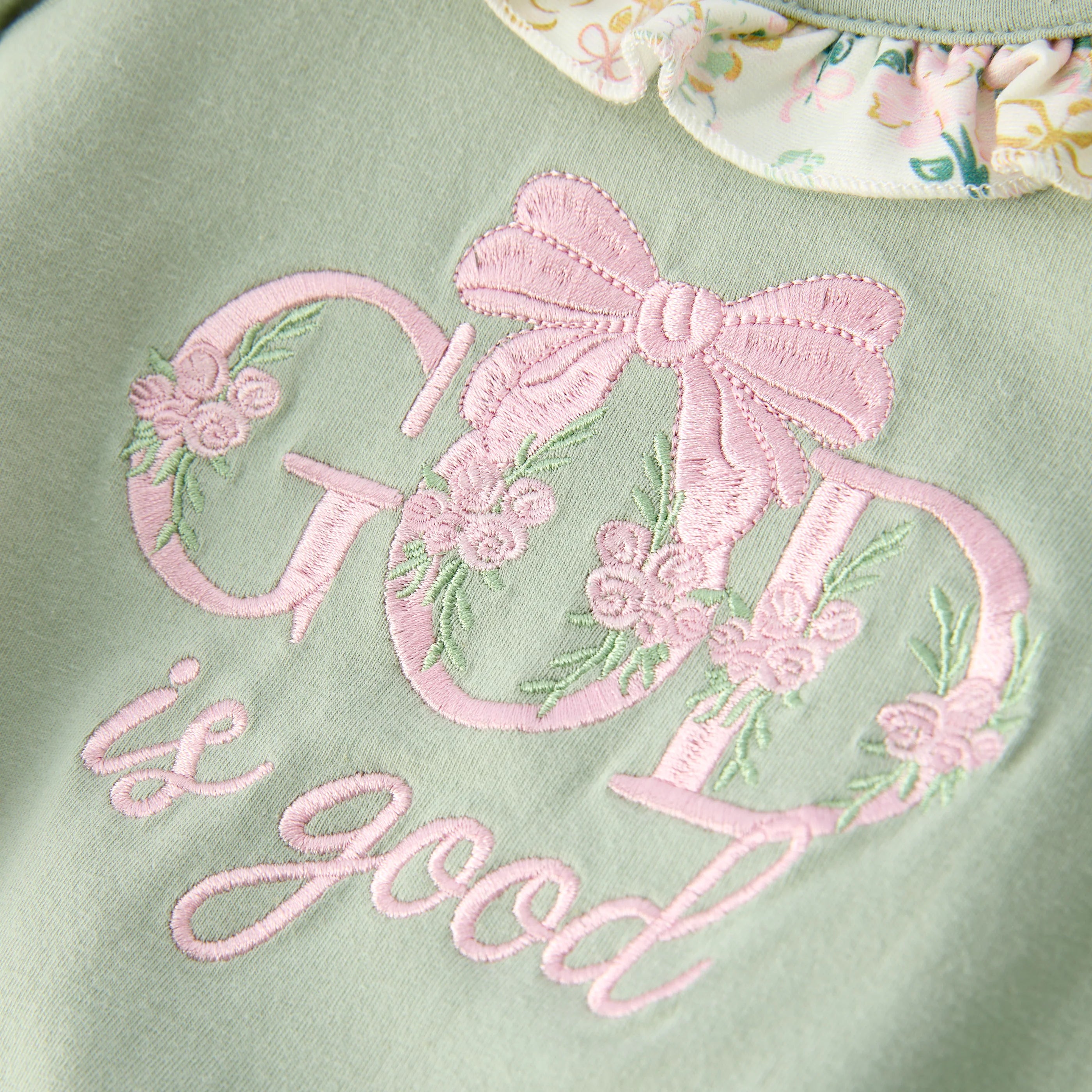 PRE-ORDER*GOD IS GOOD GIRLS ROMPER (ETA LATE FEB)