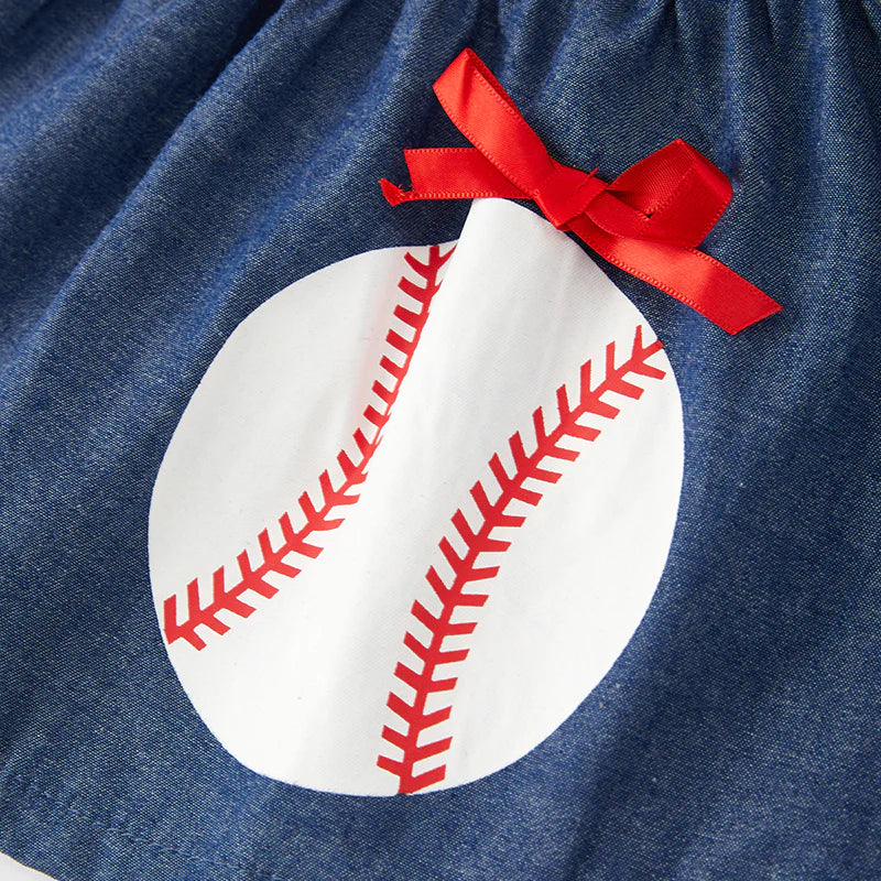 PRE-ORDER*BASEBALL GIRLS SKIRT SET ( ETA MID FEB)