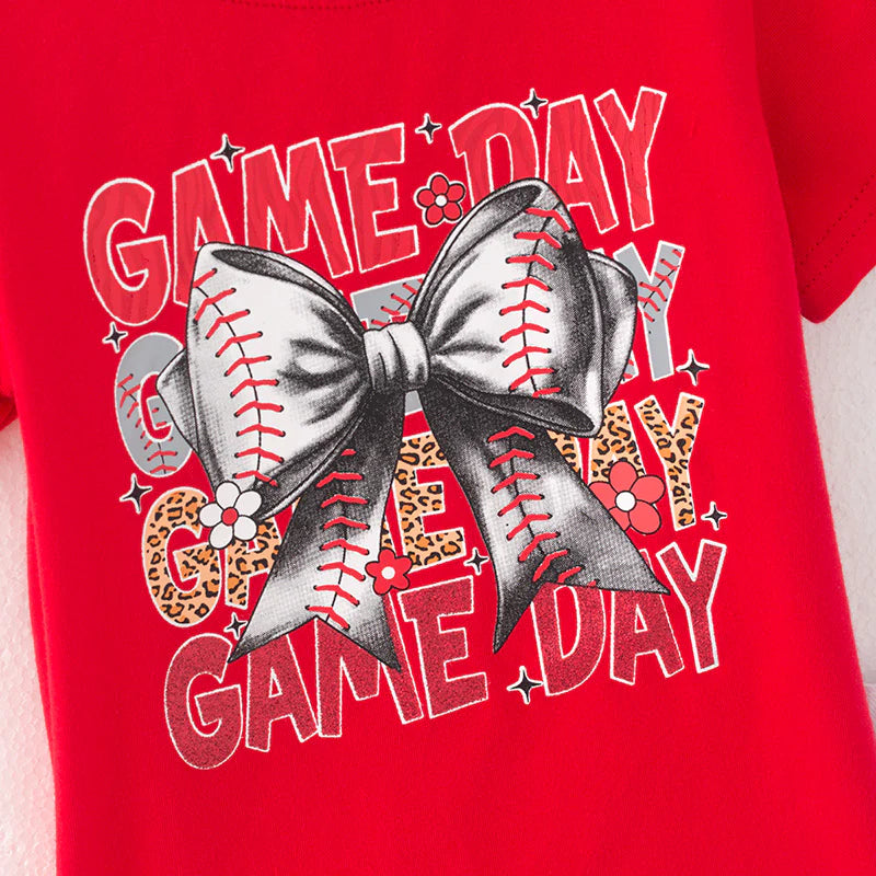 PRE-ORDER* BASEBALL GIRLS SHORTS SET ( ETA MID FEB )