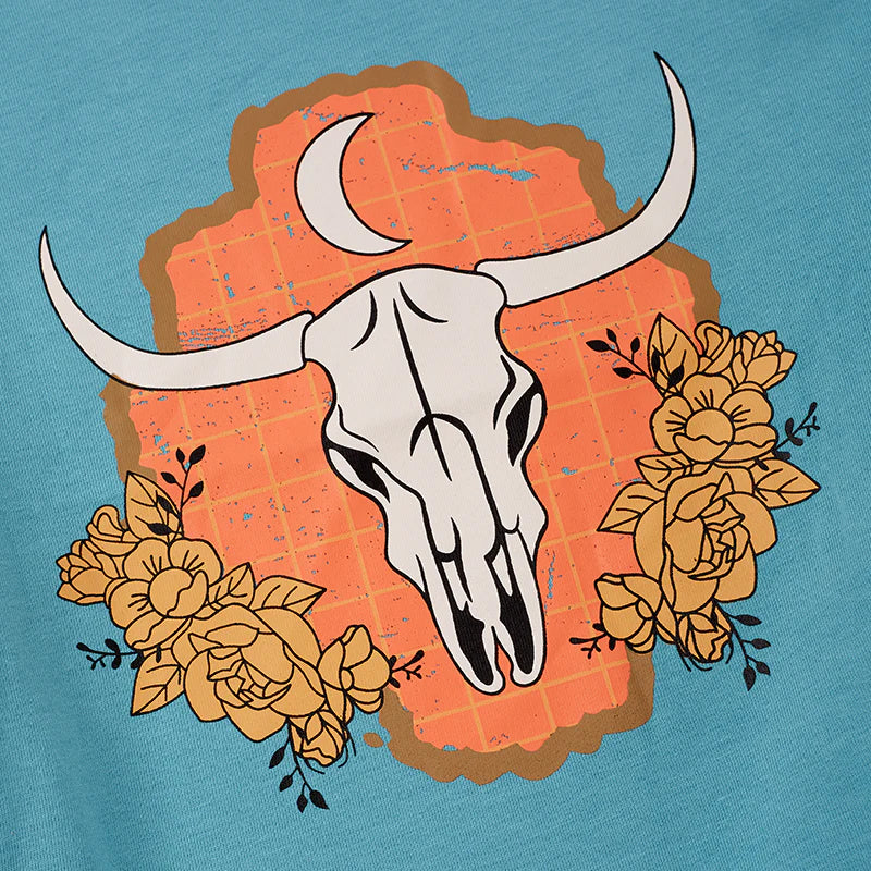 Girls Suede Fringe Shorts set