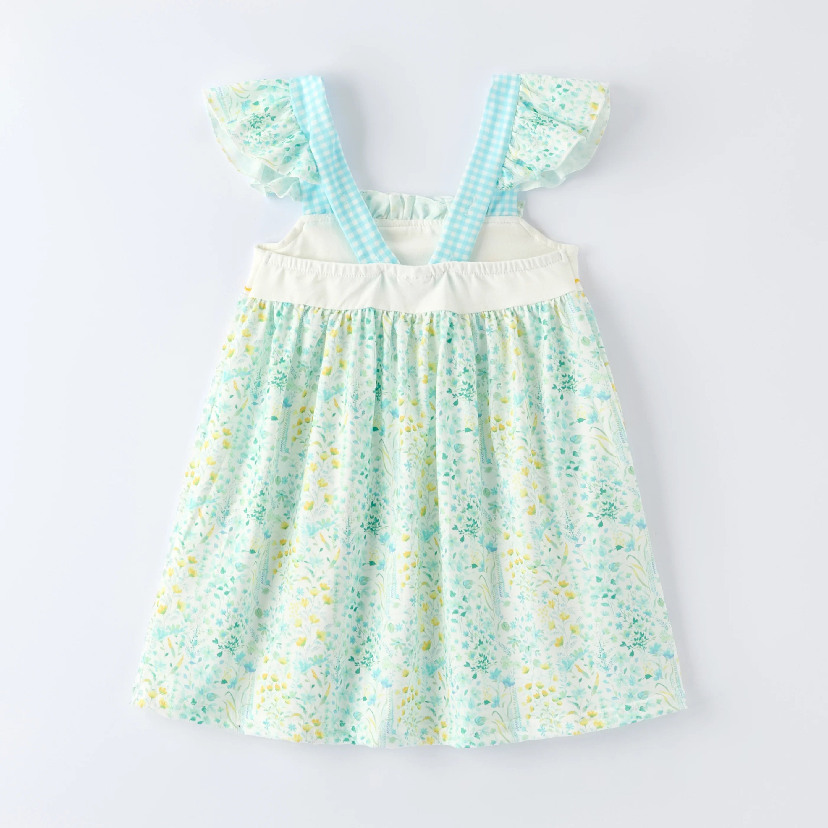 GIRLS FLORAL EMBROIDERY DRESS