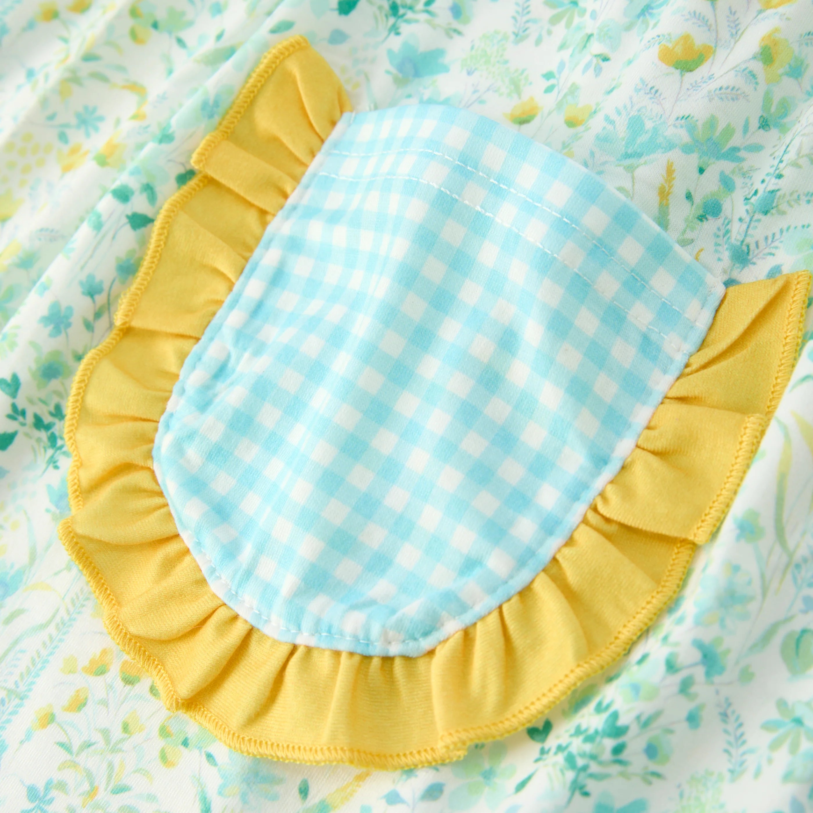 GIRLS FLORAL EMBROIDERY DRESS